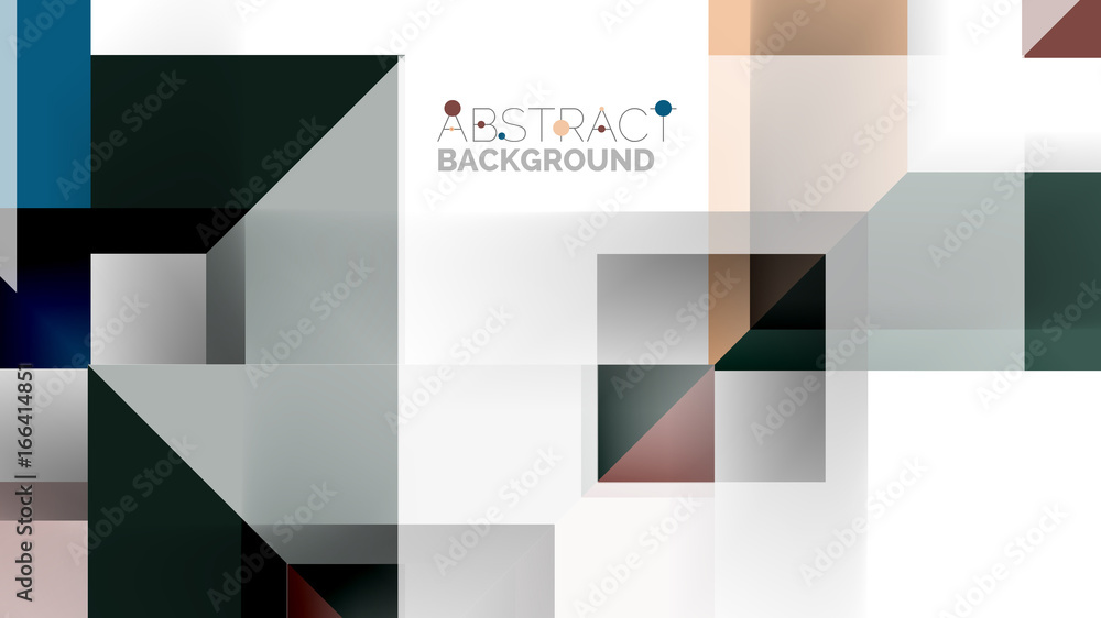 Obraz premium Business presentation geometric template