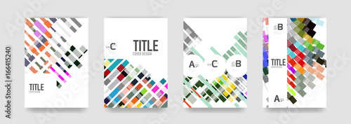 Set of brochure cover templates