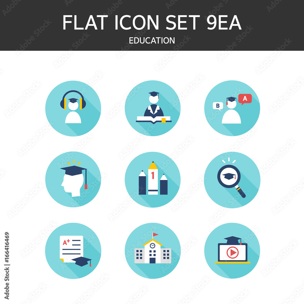Fototapeta premium Flat Icon