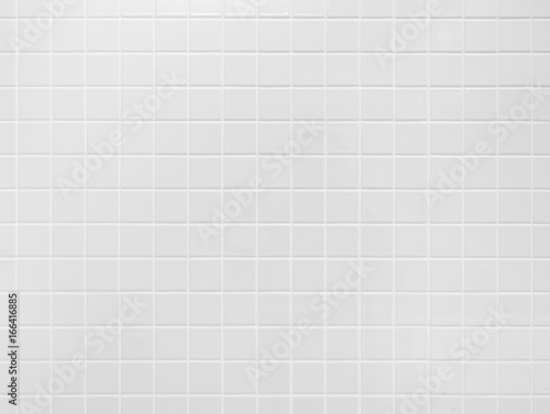 White tile wall Background Bathroom floor texture © VTT Studio