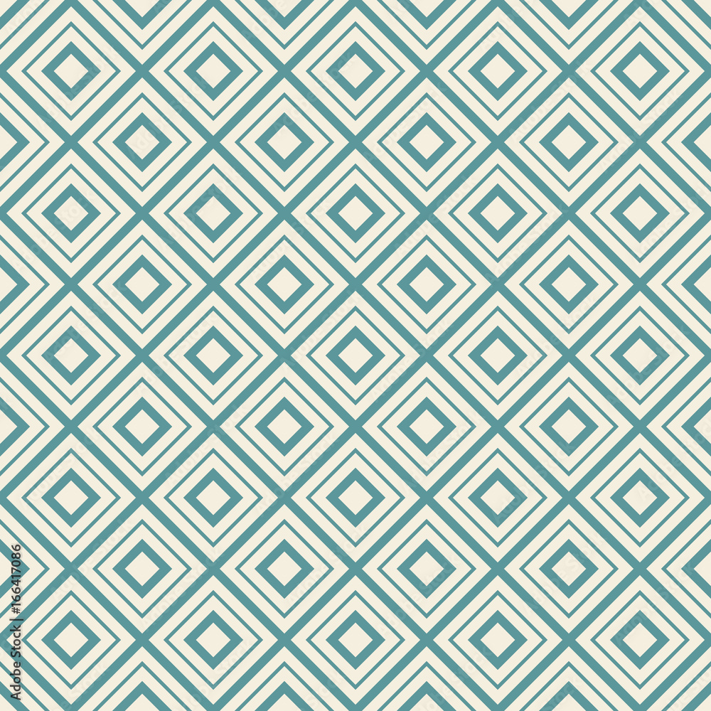 Vector retro geometric seamless pattern. Vintage background