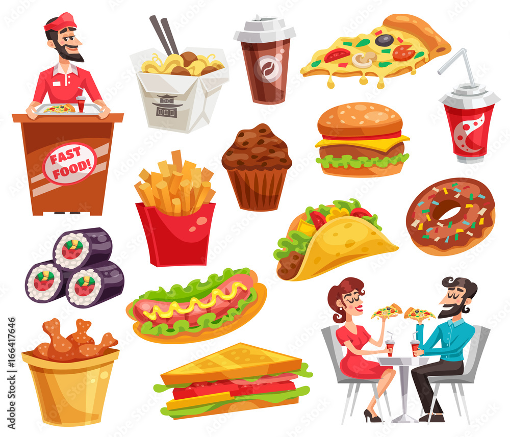 Fast Food Set Fast Food Set