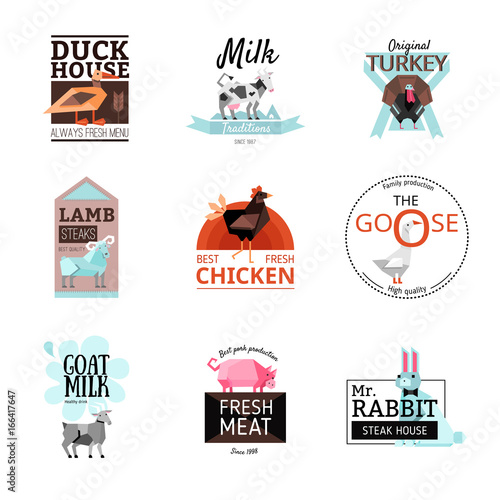 Food Logo Set