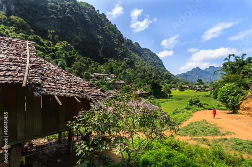 Karen village Beautiful nature Sufficient lifestyle Tha Song Yang District, Tak Province, Thailand