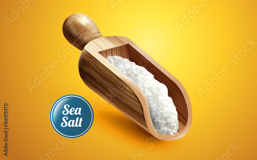 A scoop of sea salt