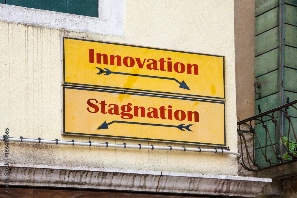 Obraz premium Schild 227 - Innovation