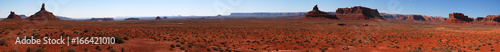 Panorama of the Valley of the Gods, Utah near Muley Point