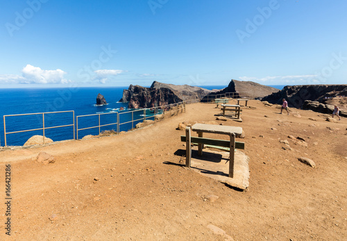 Beautiful landscape at the Ponta de Sao Lourenco  the eastern part of Madeira  Portugal