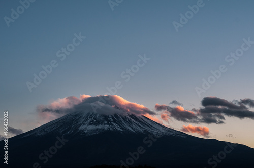 Mt fuji on sunset