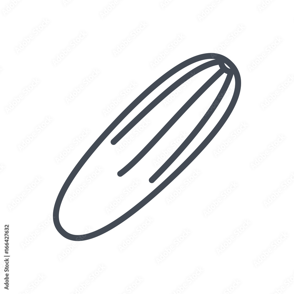 Food vegetables line icon cucumber Food vegetables line icon cucumber