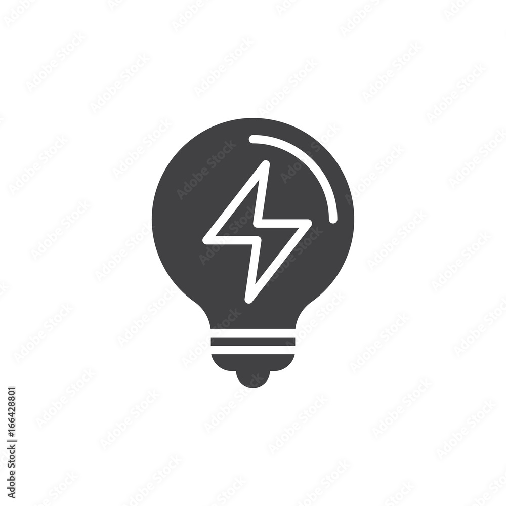 Electric light bulb icon vector, filled flat sign, solid pictogram isolated on white. Symbol, logo illustration. Pixel perfect vector graphics Electric light bulb icon vector, filled flat sign, solid pictogram isolated on white. Symbol, logo illustration. Pixel perfect vector graphics
