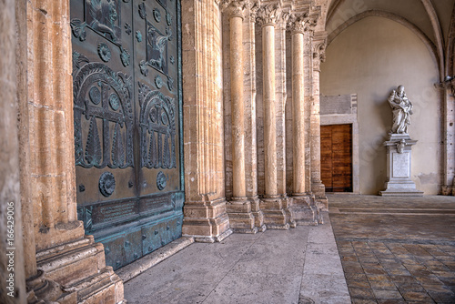 Casamari Abbey Church Portal and Portico photo