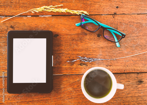 Принти на полотні E-Book, E-reader With Glass