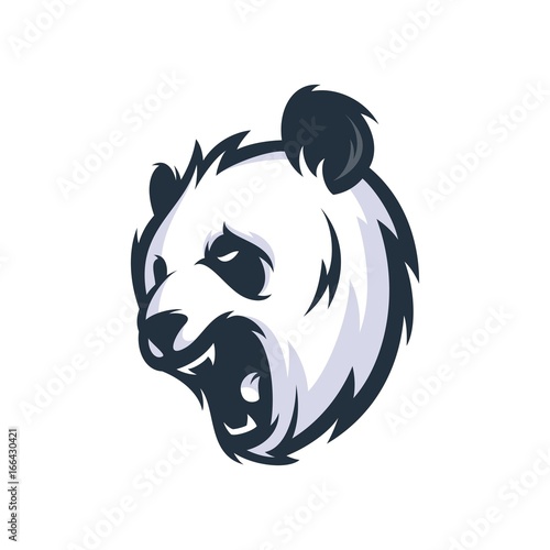 Panda Vector Logo Illustration