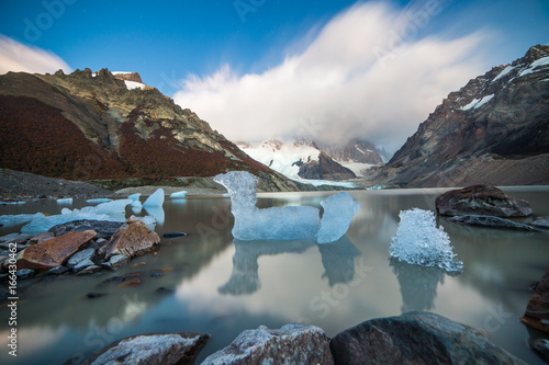 Icy Glacier Reflections
