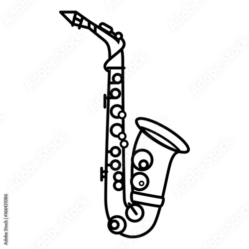 Saxophone music instrument