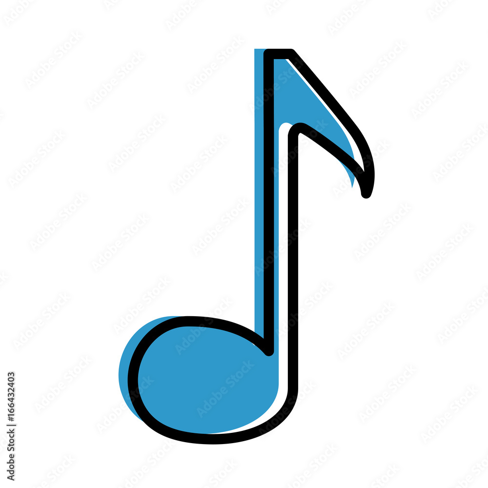 Music note symbol Music note symbol