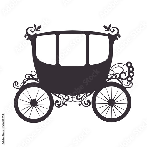 medieval carriage icon