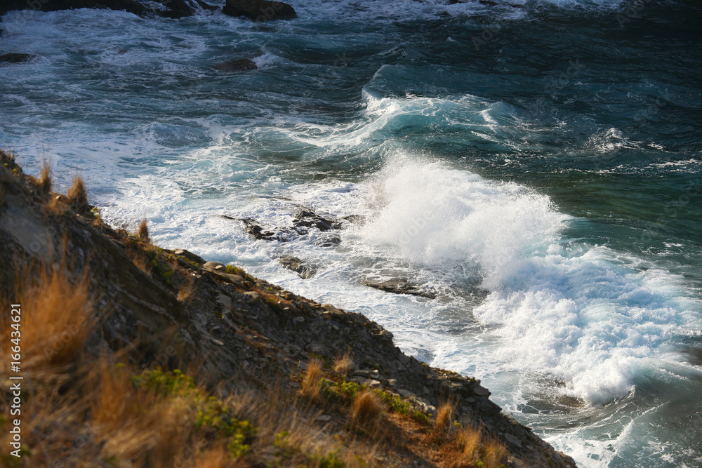 Fototapeta premium foam waves