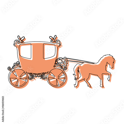 medieval carriage icon