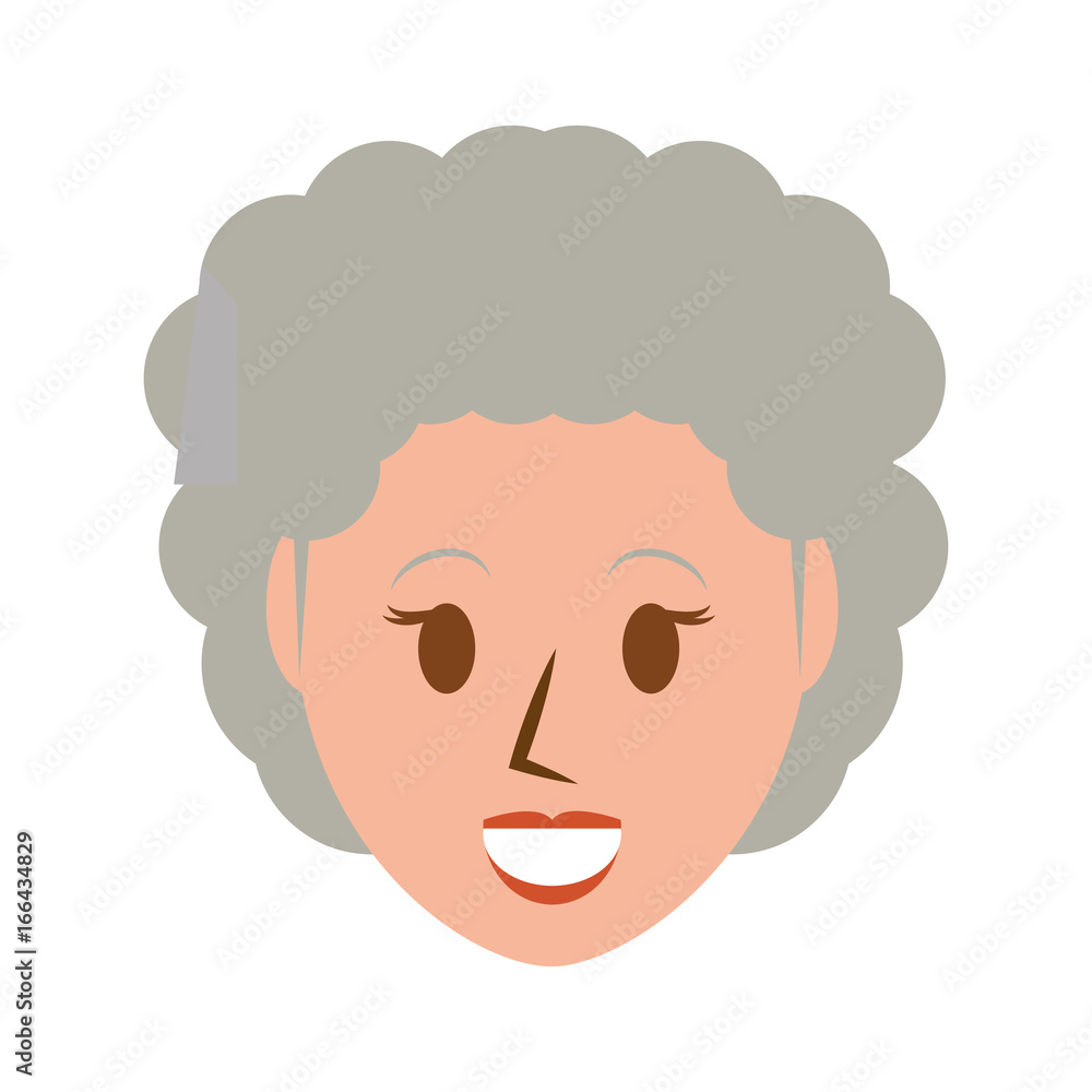 Retro old woman cartoon Retro old woman cartoon
