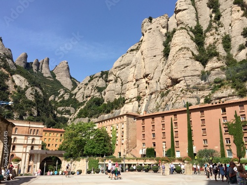 Monastery and Mountain Montserrat, Catalonia, Spain