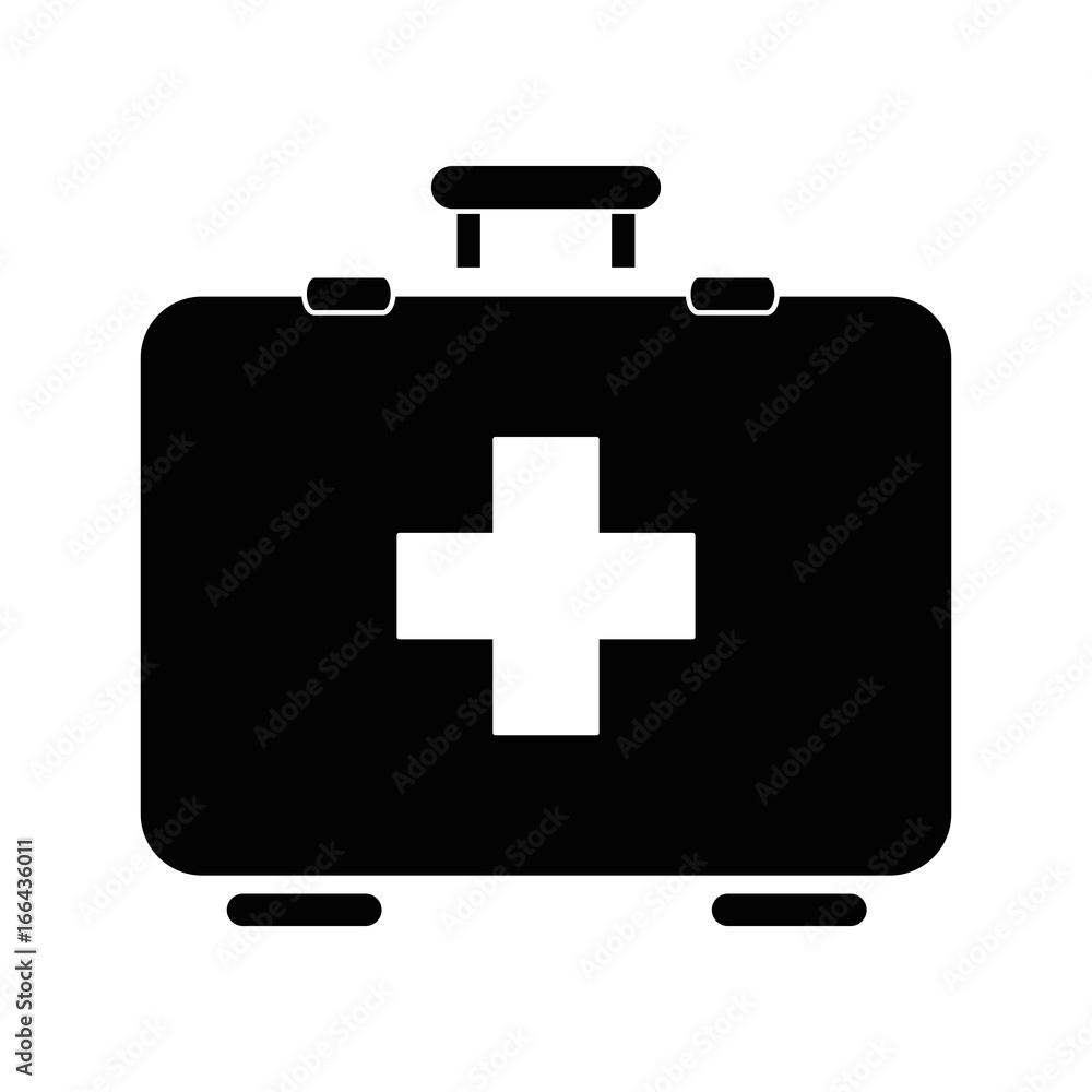 Obraz premium first aid kit icon
