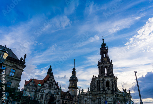 antique building view in Dresden, Germany © ilolab