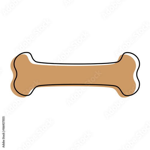 dog bone icon vintage