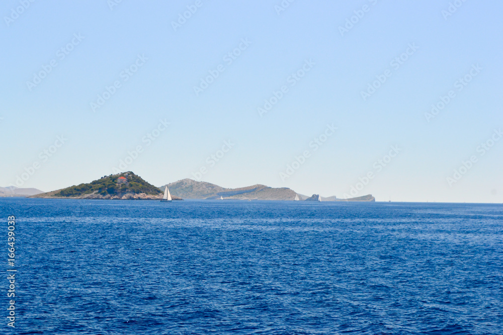 Kornati National Park cliffs. Kornati National Park cliffs.