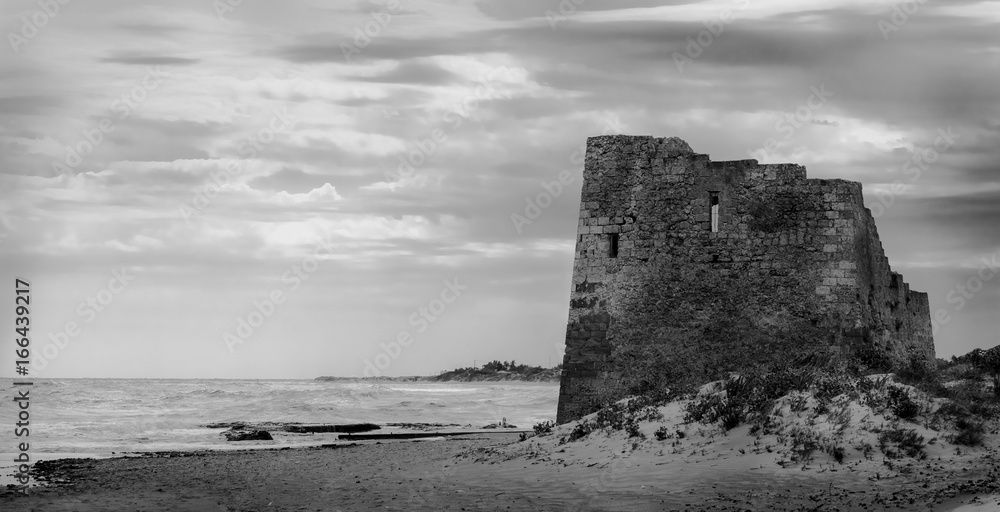 seaside ancient tower seaside ancient tower