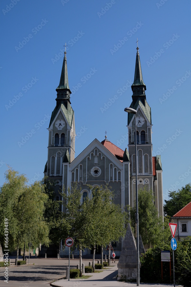 Trnovo-Kirche, auch Kirche von Johannes dem Baptist, in Ljubljana, Slowenien 