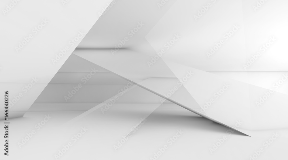 Abstract digital background, white structures, 3d