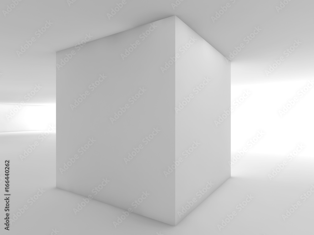 Contemporary open space design. 3d illustration Contemporary open space design. 3d illustration