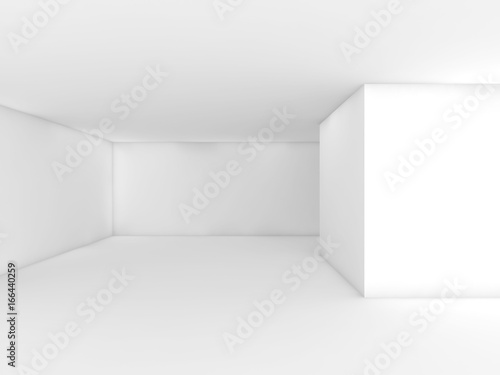 Wallpaper Mural Abstract white empty interior, open space design Torontodigital.ca