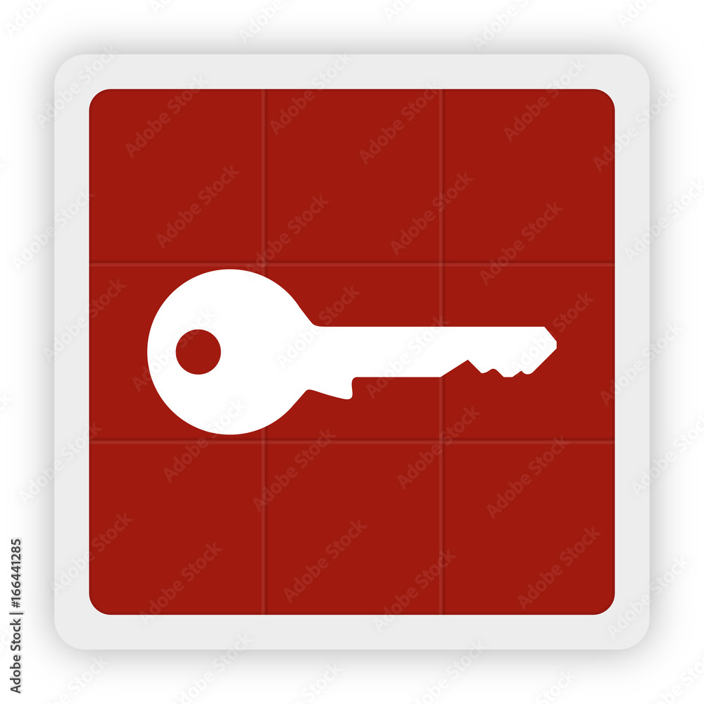 Red Icon Schaltfläche - Schlüssel Sicherheit Red Icon Schaltfläche - Schlüssel Sicherheit