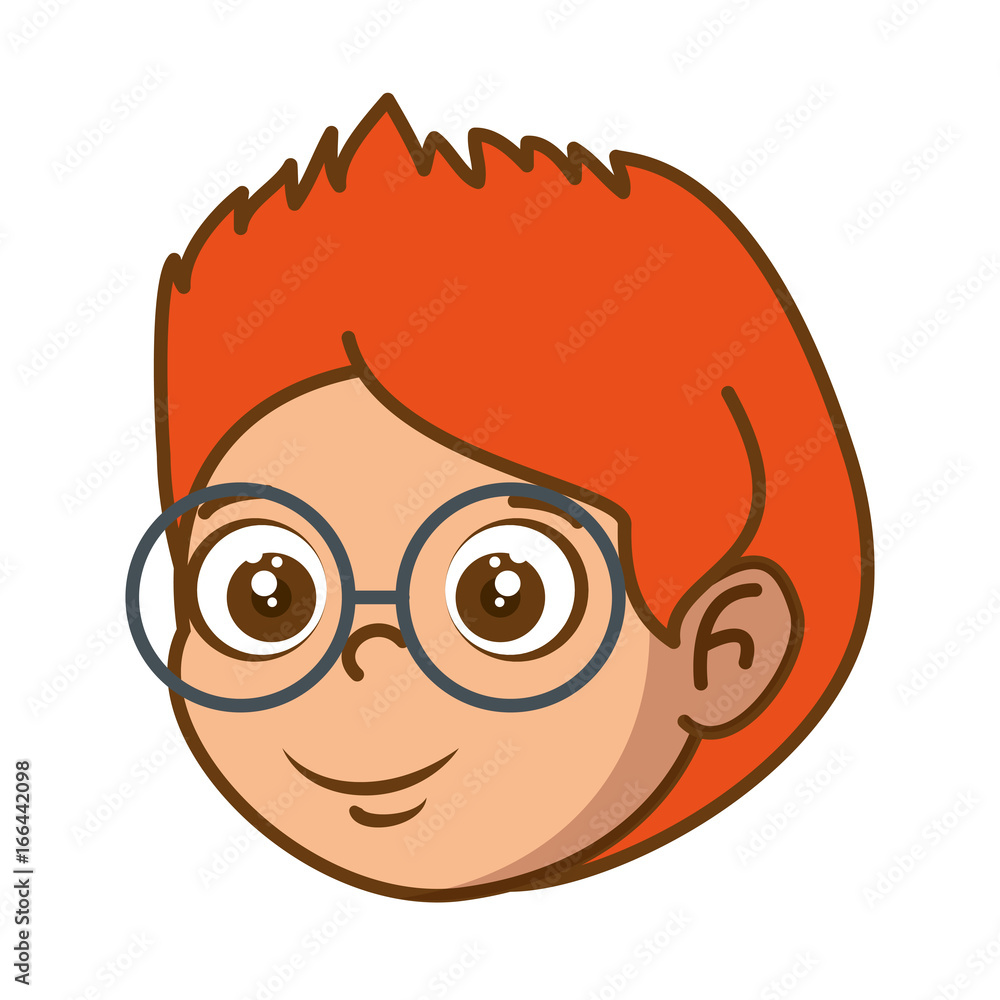 Obraz premium cartoon boy icon