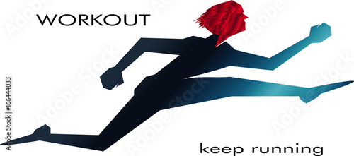 Logo move forward / jump to achievement / work on yourself