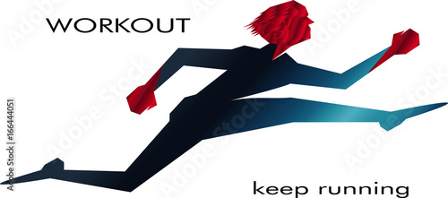 Logo move forward / jump to achievement / work on yourself