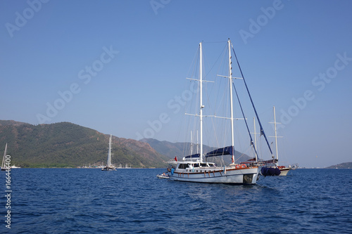 yacht in Marmaris port, Turkey