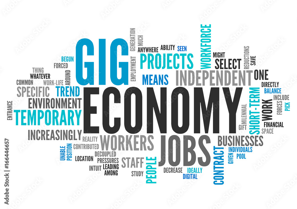 Word Cloud Gig Economy Word Cloud Gig Economy