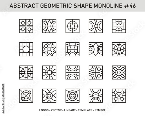 Geometric Element Abstract Set