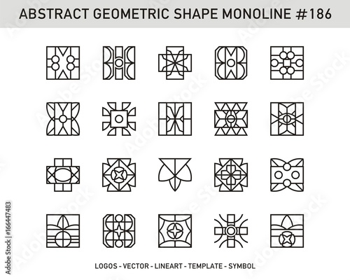 Geometric Abstract Element Shape