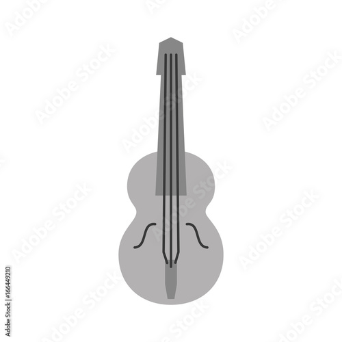 acoustic guitar isolated icon vector illustration design