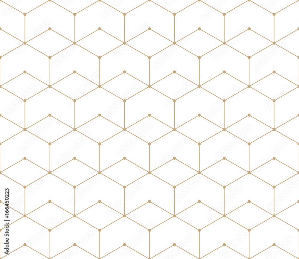 seamless geometric line grid vector hexagon pattern seamless geometric line grid vector hexagon pattern