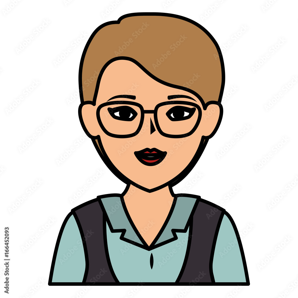 beautiful businesswoman avatar character