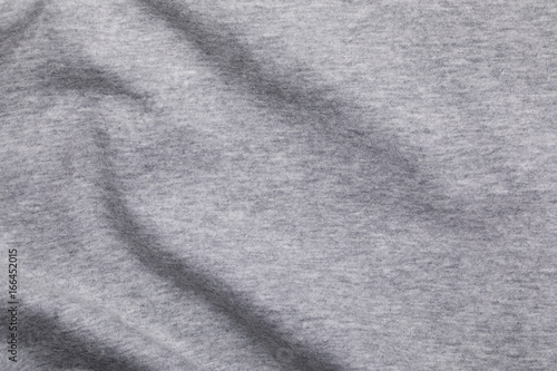 Wavy fabric texture in grey, textile surface