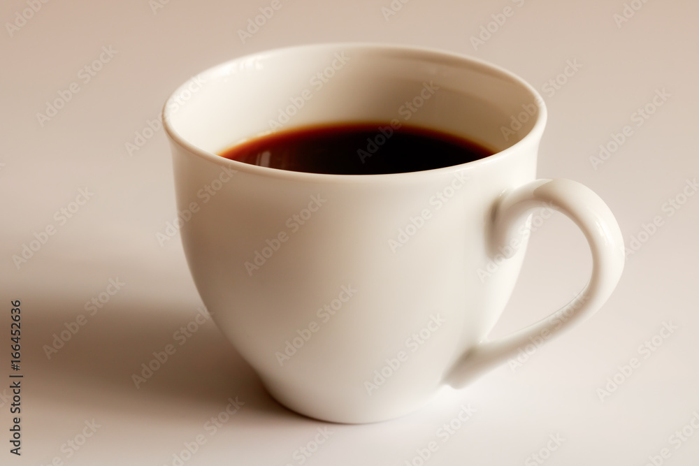 Coffee cup on a white background. Close up, Isolated. Coffee cup on a white background. Close up, Isolated.