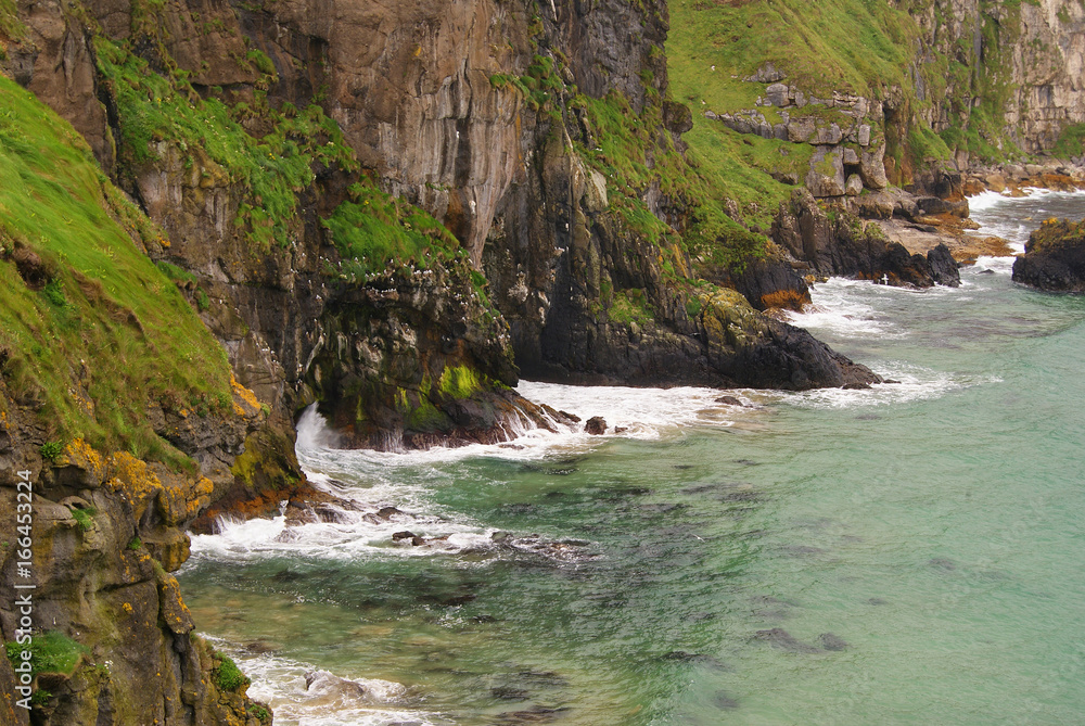 Landschaft um Carrick-a-Rede - Rope Bridge - Nordirland Landschaft um Carrick-a-Rede - Rope Bridge - Nordirland