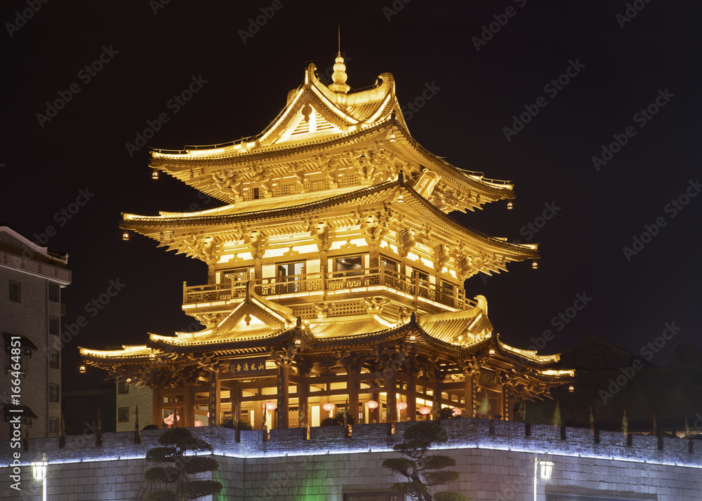 Fototapeta premium Guilin Tower is located in downtown Guilin China
